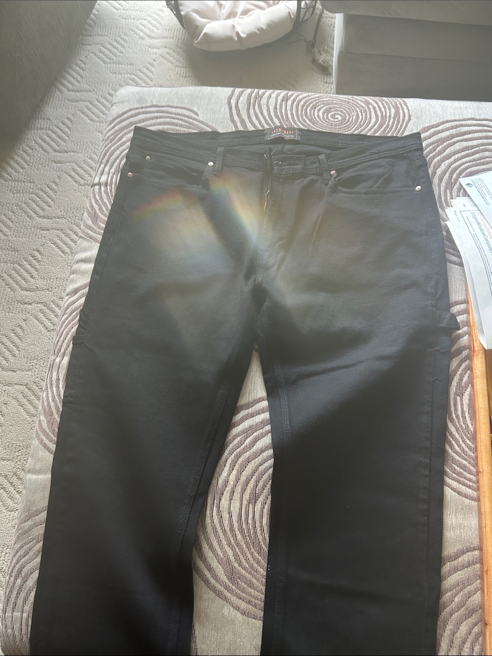 Iron Man Black Cargo Men's Pants